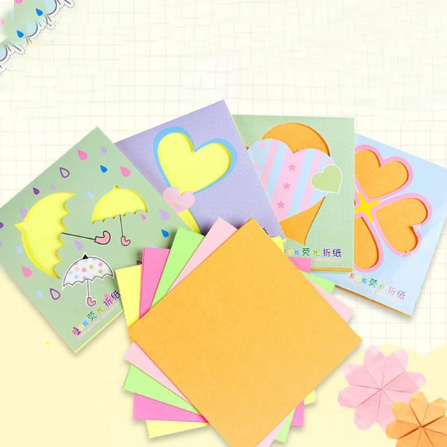 200pcs Kran Papier Origami Papier Kunst Projekte Kinder Quadrat Falten Papier 6