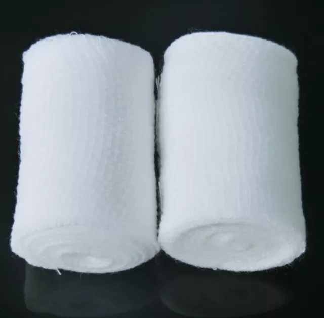 100Rolls First Aid Sterilized PBT Bandage Medical Surgical Wound Gauze 2