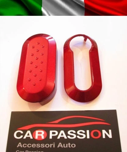 Coque De Clé Fiat/Lancia - Compatible Fiat 500, Punto, Panda, Lancia Ypsilon... - Blanc - Étui De Protection