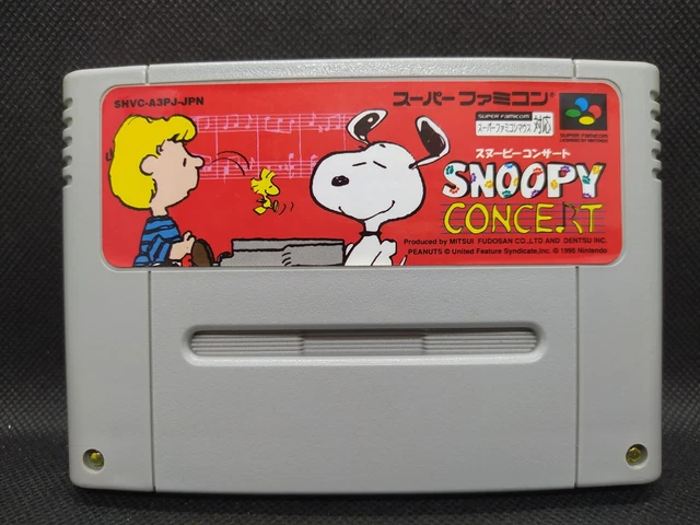 SNOOPY CONCERT - Super Famicom Nintendo SFC JP - SHVC-A3PJ-JPN (l#02) EUR 19,00 - FR