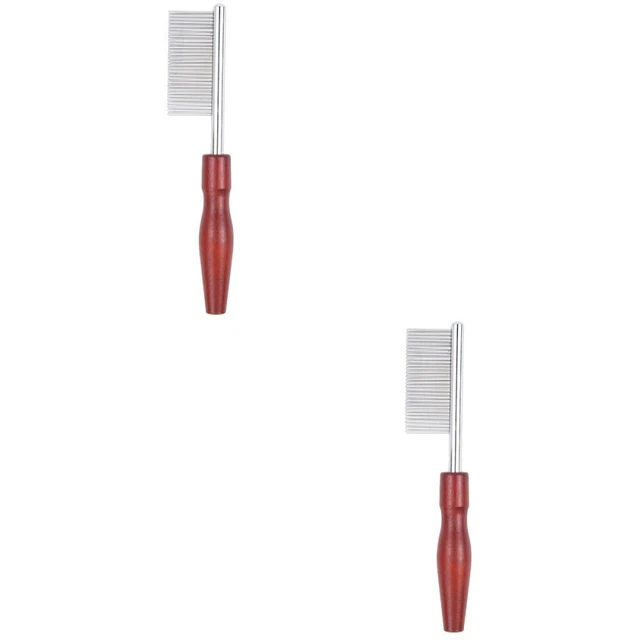 Set di 2 pettine per animali domestici mini giocattoli per gatti indoor gatti pulizia pettine per pulizia gatto maggiore