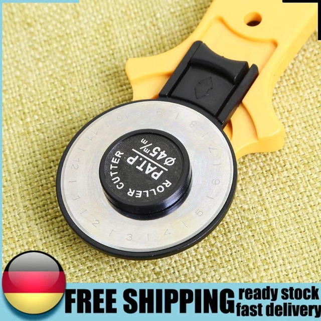 5pcs Universal Cutter 45mm Tungsten Steel Silver Fits All Rotary Cutter Handles