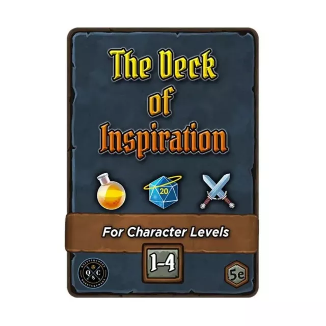 Quests and Chaos Dice & Supplies Deck of Inspiration Levels 1-4 SW