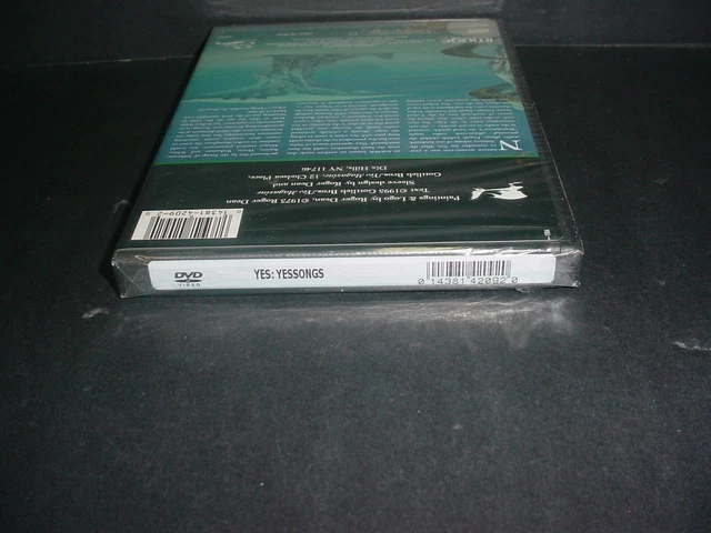 (EV688) YES- YESSONGS 1974 NEW FS DVD 1995 $29.95 - PicClick CA