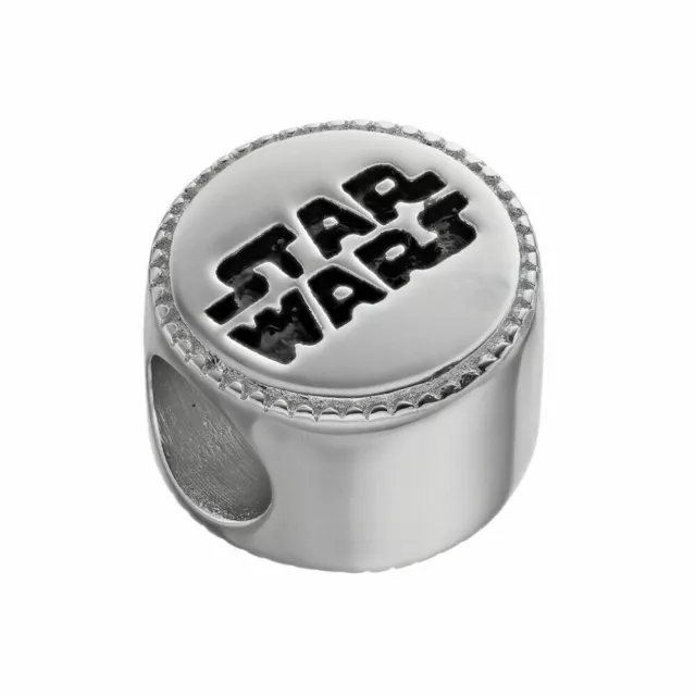 Star Wars Sterling Silver Star Wars Logo Bead Charm