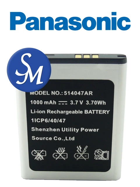 Batterie De Rechange Cameron Sino Pour Téléphone Sans Fil Panasonic KX-TU446/456/466 - 900 MAh / 3,33 Wh - Li-ion