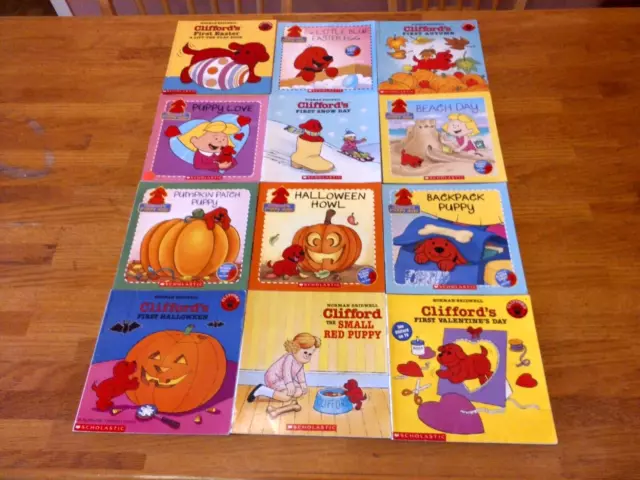 Clifford's Puppy Days - 12 Children's Picture Books - Lot