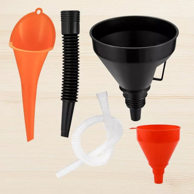 Set imbuto riempimento olio motore riempimento olio benzina strumento universale con filtro