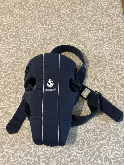 Baby Bjorn – Baby Carrier Mini. Colour navy Blue. Not Used Much