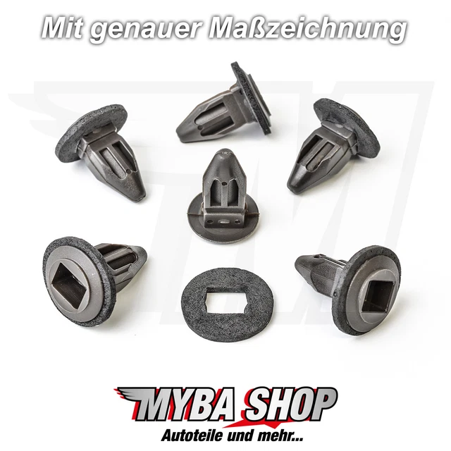 10x Clip Rivestimento Porta Fissaggio Universale Per Opel Astra Corsa - Foto 13