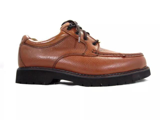 DOCKERS MENS DARK Tan Leather Lace Up Oxford Casual Dress Shoe 7.5 M ...
