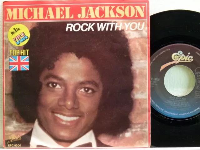 Michael Jackson -Rock With You / Get On The Floor  D-1980  Epic EPC 8206