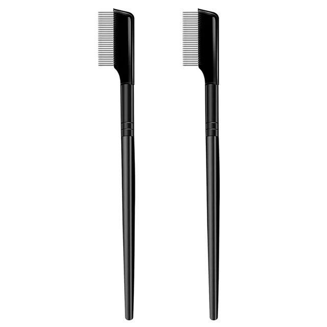 2 PIEZAS Peine con forma de pestañas Peine cosmético Peine Herramienta Peine para cejas