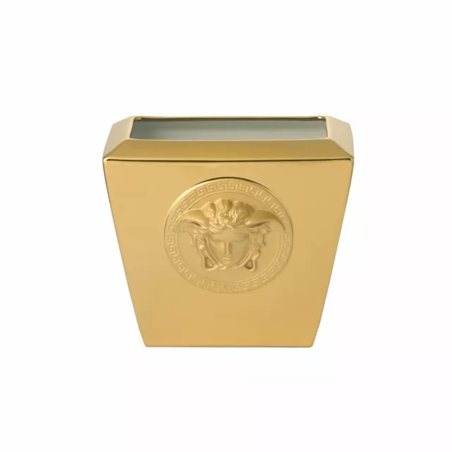 Versace Rosenthal - Vase 18cm Medusa Gold Versace - Vase Rectangular