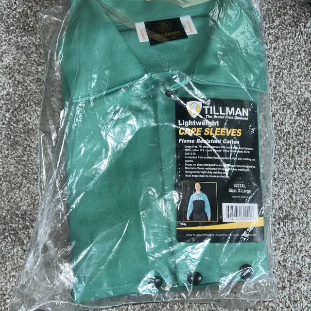 Tillman Lightweight Cape Sleeves Flame Resistant Cotton New