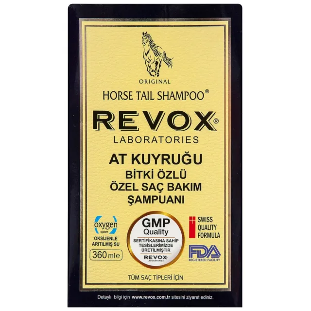 Revox Swiss Formula Natural Special Hair Care Shampoo Horse Tail Extract 360ml