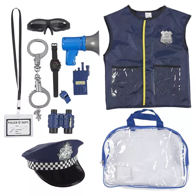 JOYIN Toy Spooktacular Creations Deluxe Police Officer Costume and Role  Play Kit.