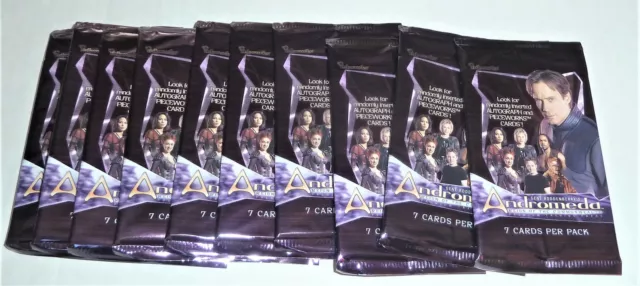 2004 Inkworks Andromeda Factory Sealed Pack LOT OF 10