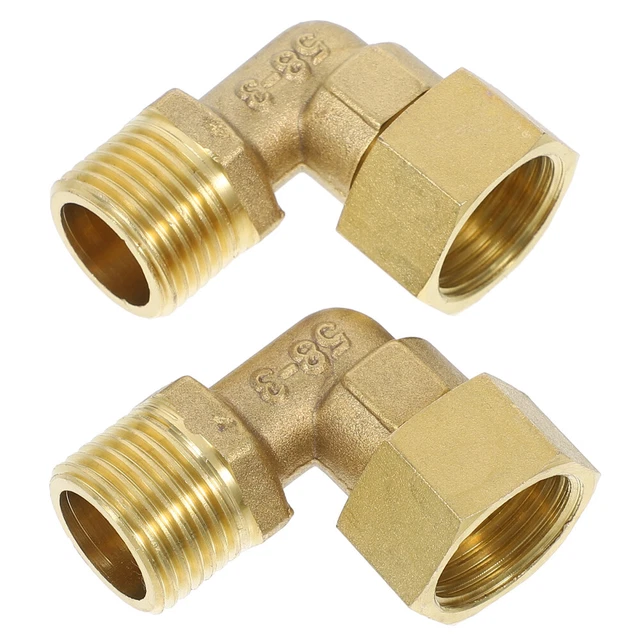 Kupfer Sanitärzubehör Waschschlauchanschluss Gebogenes Rohr Adapter
