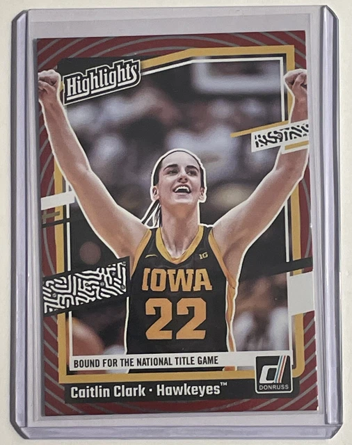 CAITLIN CLARK 2024 Panini Caitlin Clark Collection H9 Highlights Red
