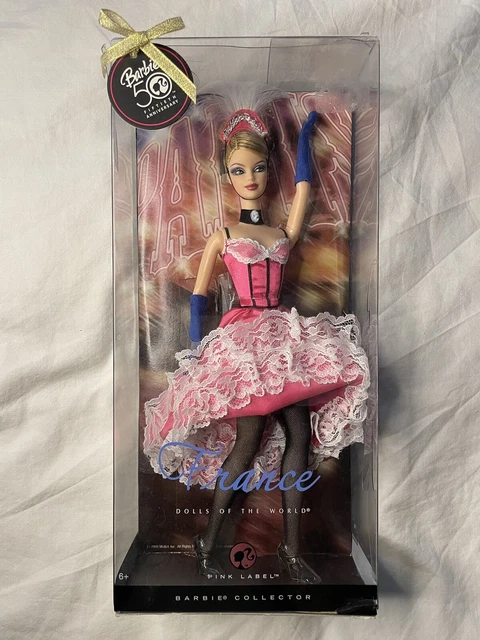 Barbie France Dolls of the World 2008 NRFB BNIB Damaged Box N4972