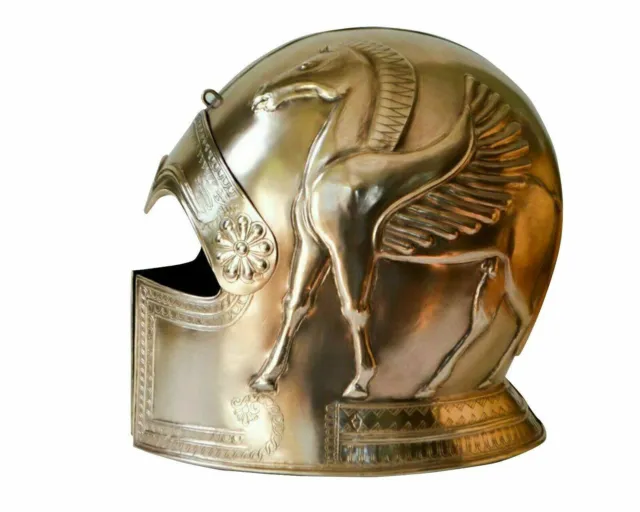 Medieval Cretan helmet Museum Helmet fly horse look Greek Armor Helmet Christmas