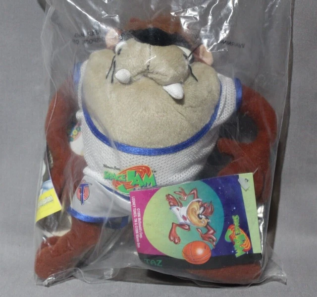 SPACE JAM LOONEY Tunes TAZ Tasmanian Devil Stuffed Animal Plush
