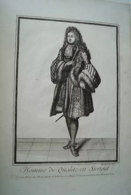 Herrenmode - Arnoult, N. Kupferstich in 4°. von 1687 4076