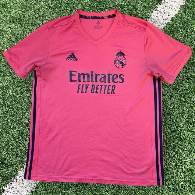 ADIDAS REAL MADRID 2020/21 Visitante Camiseta de Fútbol Rosa