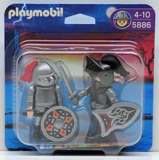 PLAYMOBIL Chevalier De La Licorne 5 K Duo - Personnage Château Avec Cheval - Occasion Bon état