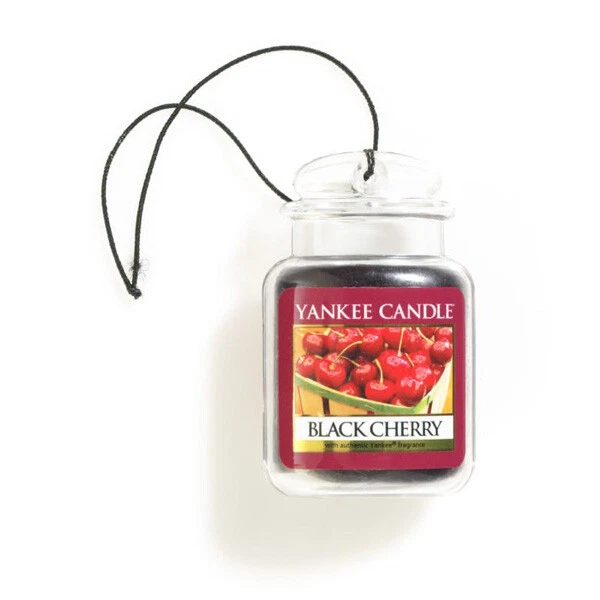 YANKEE CANDLE 1221000E Car Jar Ultimate Black Cherry Air Freshener