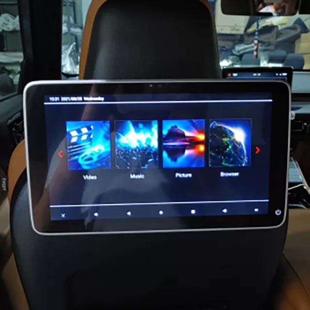 Rear Seat Entertainment For BMW X5 Car TV Headrest Monitor With Hidden Bracket