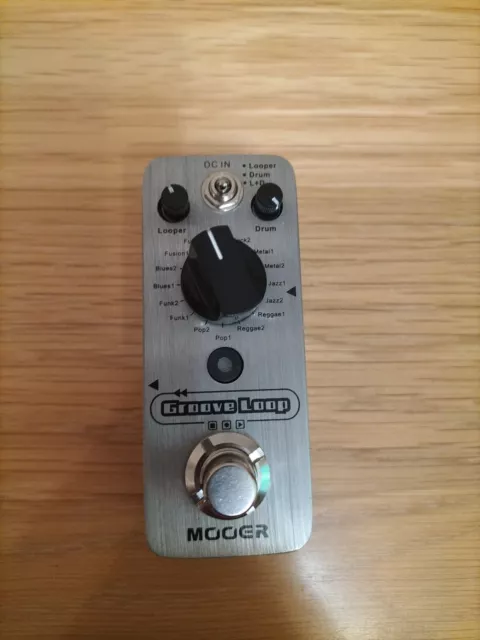 Mooer Micro Compact Groove Loop Effects Pedal, Drum machine & Looper