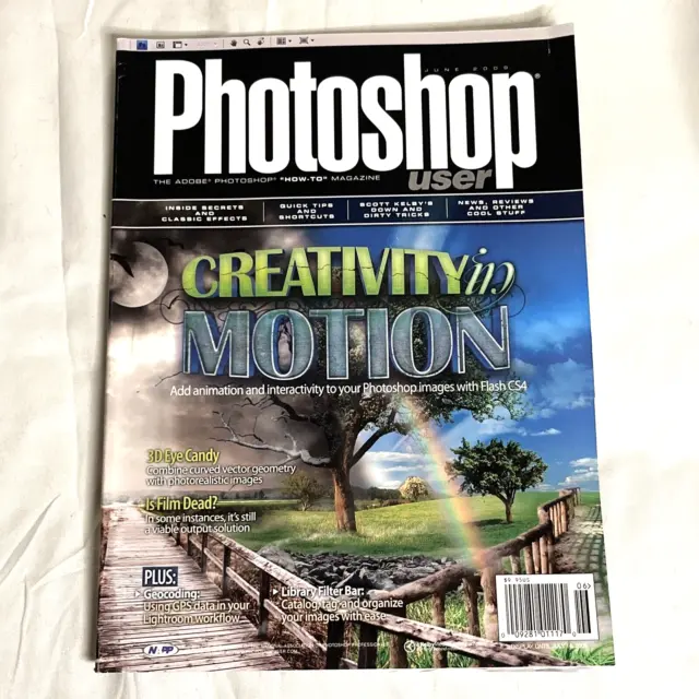 Photoshop User Magazine Adobe Geocoding GPS Flash CS4 June 2009
