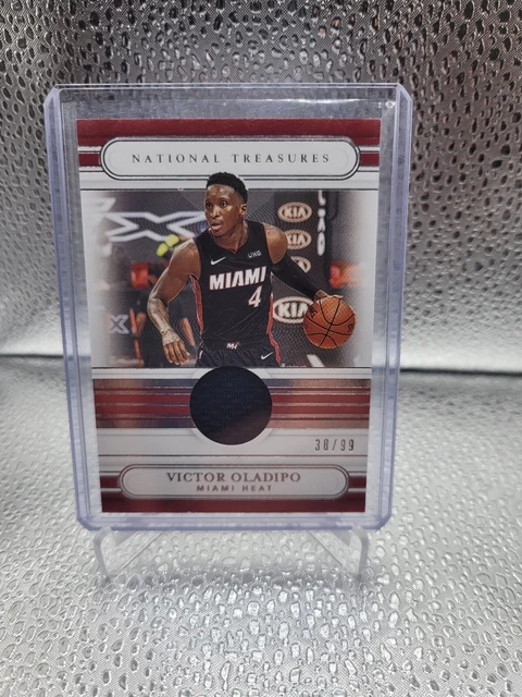 2020 Panini National Treasures Victor Oladipo Black Patch #'d 38/99! HEAT!!!