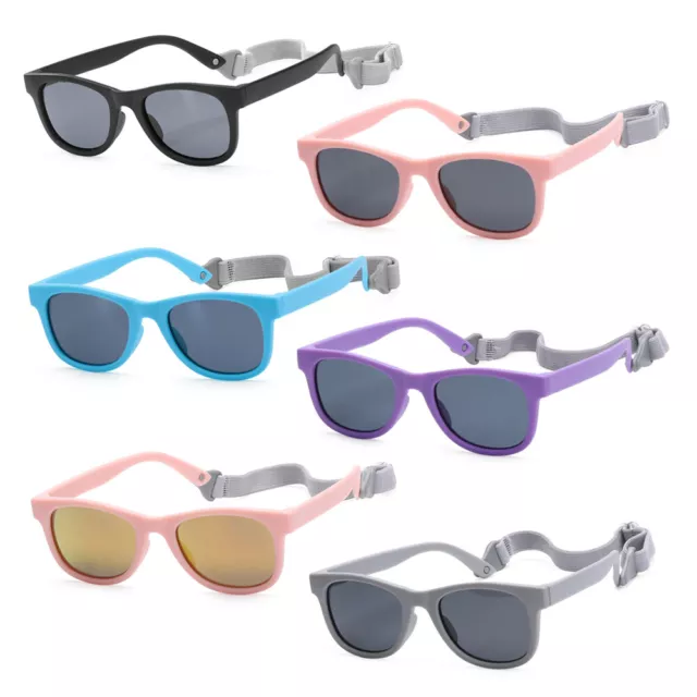 0-24 Months Polarized Baby Sunglasses with Adjustable Strap 100% UV Protection