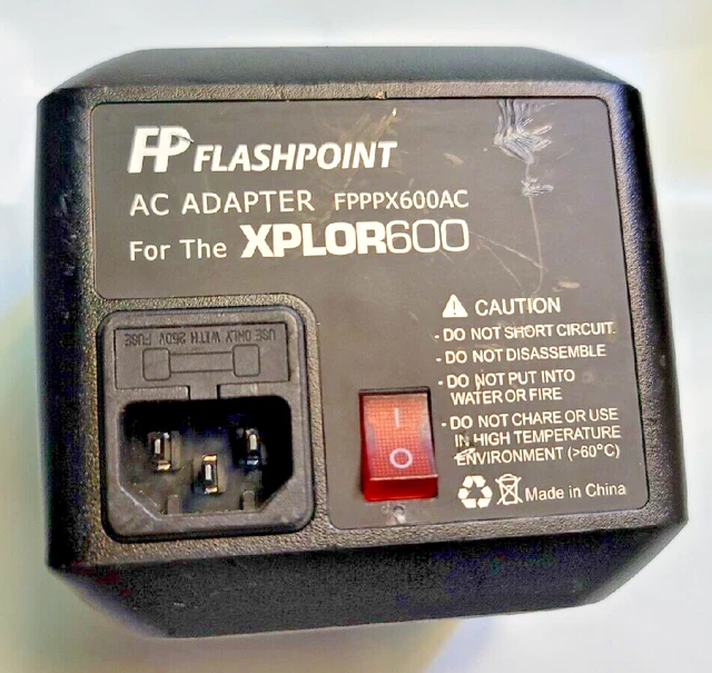 Flashpoint AC Adapter Unit for the XPLOR 600 R2 Monolight #FP-PS-X600
