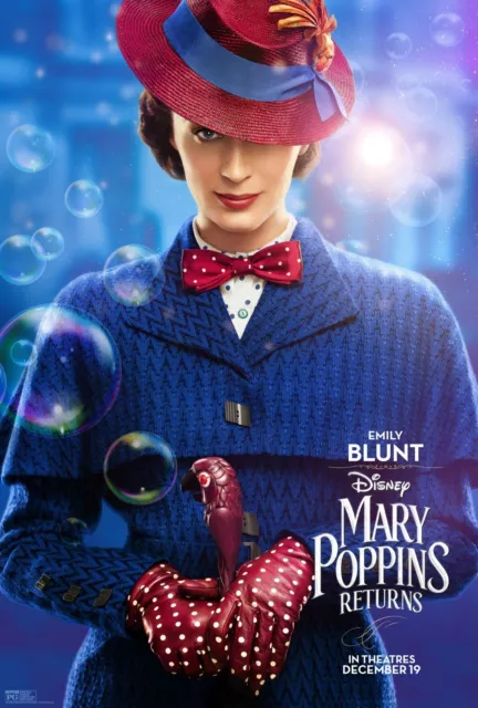 Mary Poppins Returns Disney Movie Poster Film A4 A3 Art Print Cinema