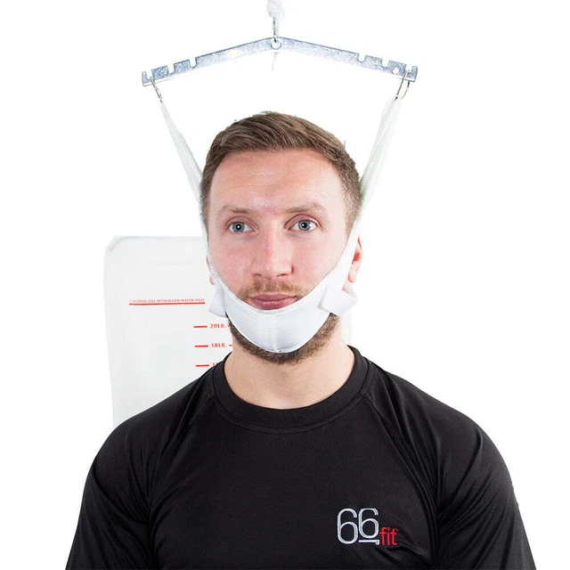 66fit™ Over Door Neck Traction Unit - Cervical Stretcher Posture Corrector