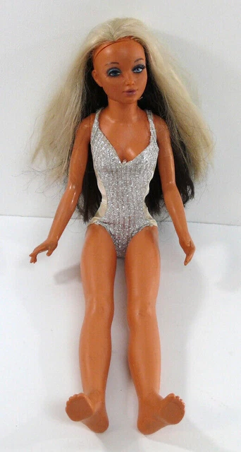 Vintage Ideal 1976 Tuesday Taylor doll Color Changing Hair 18" rooted eyelashes