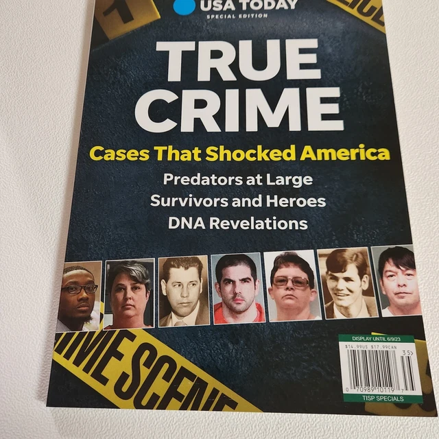 TRUE CRIME USA TODAY Special Edition Magazine 2023 Cases That Shocked