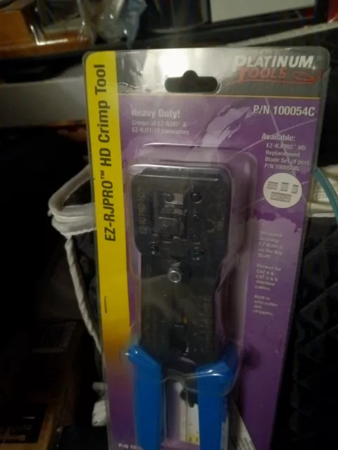 EZ-RJPRO® HD Crimp Tool by Platinum Tools®  New. Please see photos.