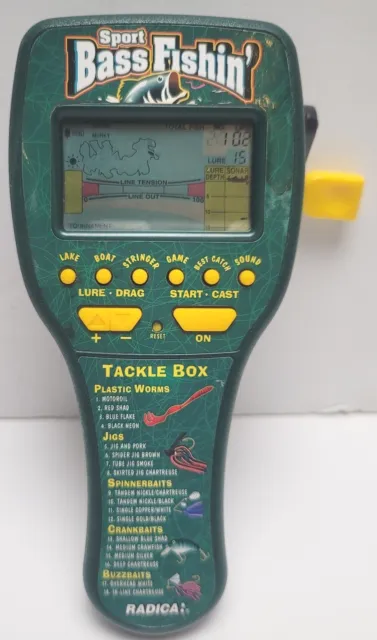 VINTAGE RADICA BASS FISHIN' Hnadheld Electronic Game 90's Model 3732  ~WORKS~ $24.95 - PicClick