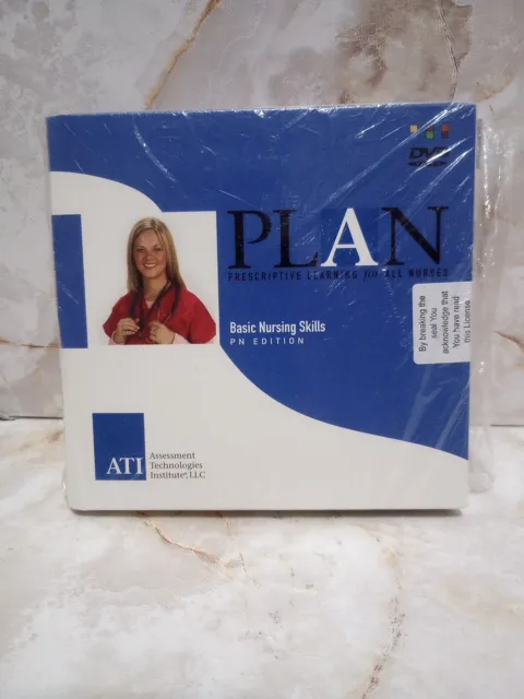 New Sealed ATI PLAN Prescriptive Learning for All Nurses DVD's Complete Set Of 6