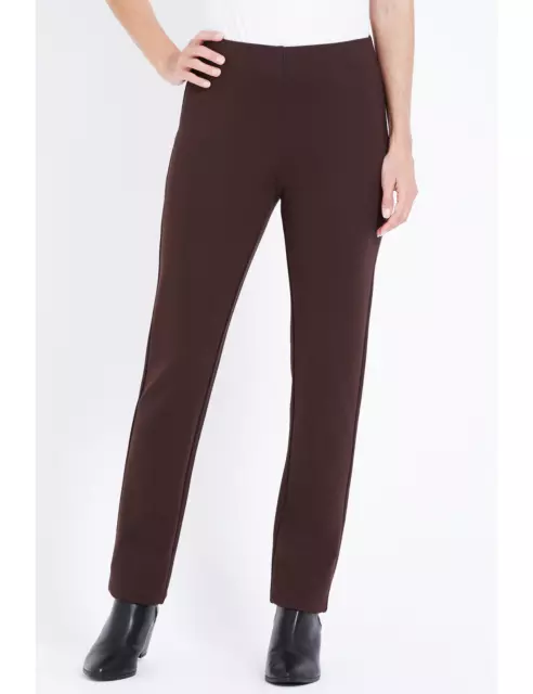 Noni B - Womens Pants - Brown Winter Ponte Leggings Elastane - Fashion Trousers