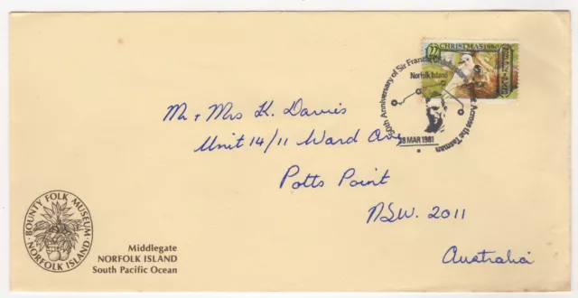 1981 Mar 28th. Flight Cover. 50th Anniv. Francis Chichester. AAMC 1904.