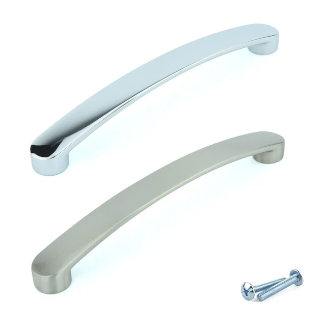 M4TEC Chrome Kitchen Cabinet Door Handles Cupboard Drawer Bedroom Furniture Pull
