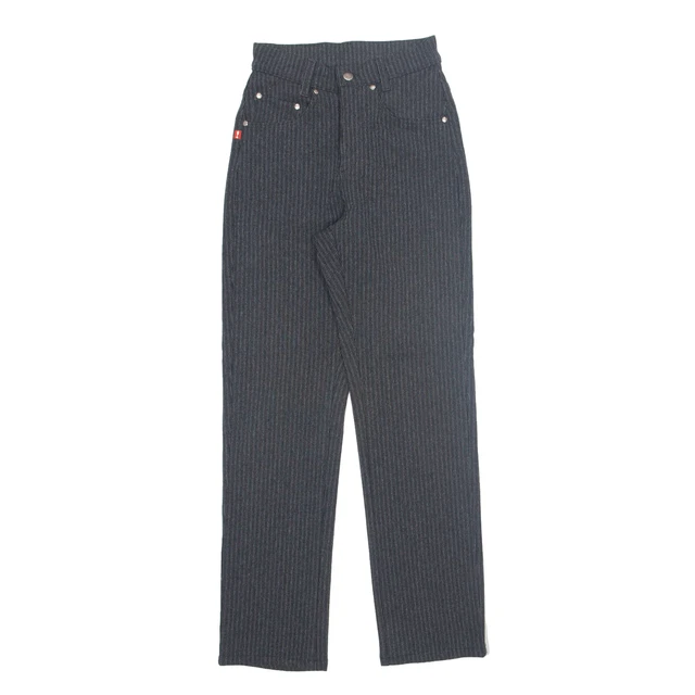 JOOP! JEANS pantaloni elasticizzati a righe neri regolari affusolati da donna W24 L30