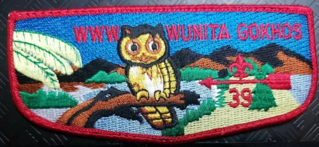 OA Patch WWW Wunita Gokhos Lodge 39 1972 Flap Lancaster Lebanon Council PA Owl 2
