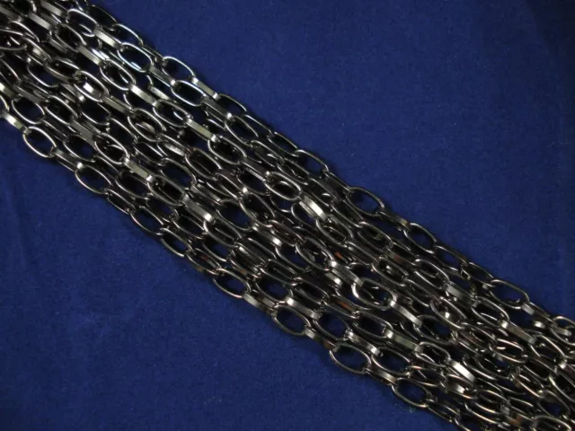 1m Chain Dark Nickel 8mm DIY Jewelry Jewellery Making Necklace FREE POSTAGE